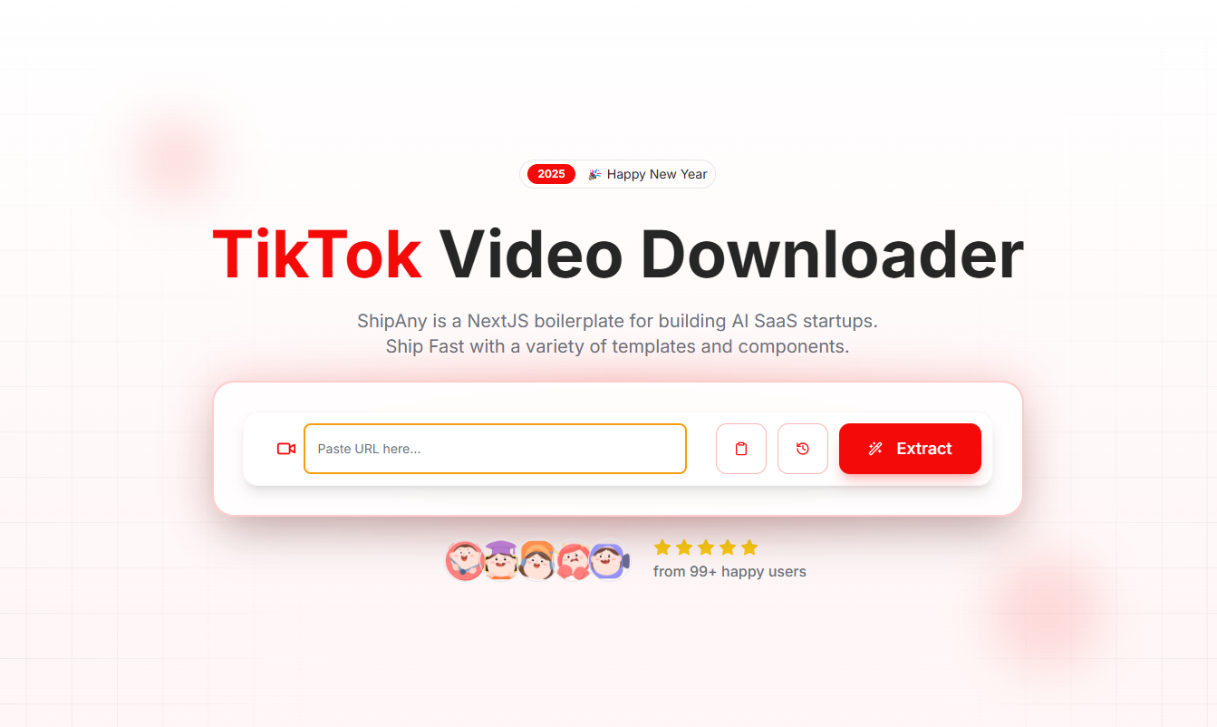 Watermark-free TikTok Video Downloader